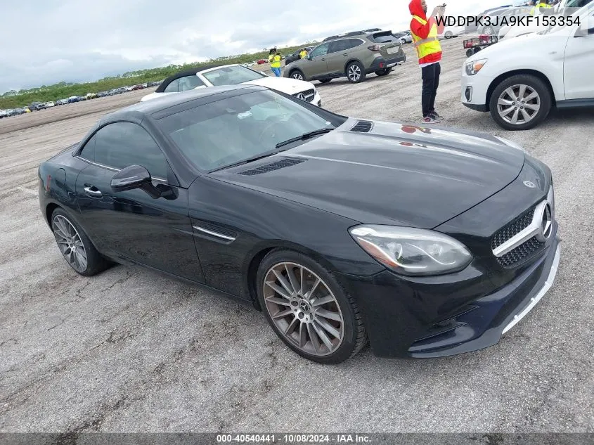 2019 Mercedes-Benz Slc 300 VIN: WDDPK3JA9KF153354 Lot: 40540441