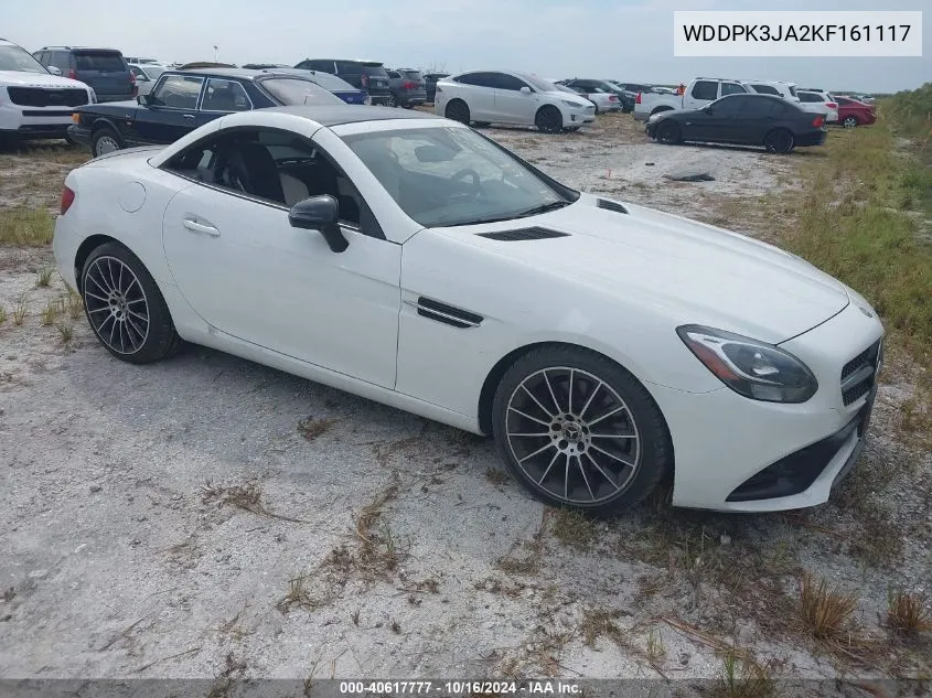 2019 Mercedes-Benz Slc 300 VIN: WDDPK3JA2KF161117 Lot: 40617777