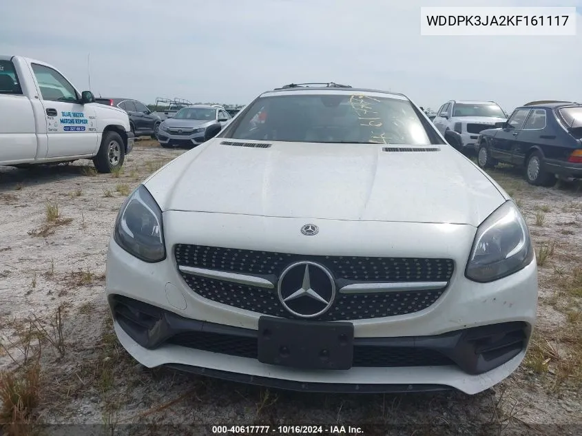 2019 Mercedes-Benz Slc 300 VIN: WDDPK3JA2KF161117 Lot: 40617777