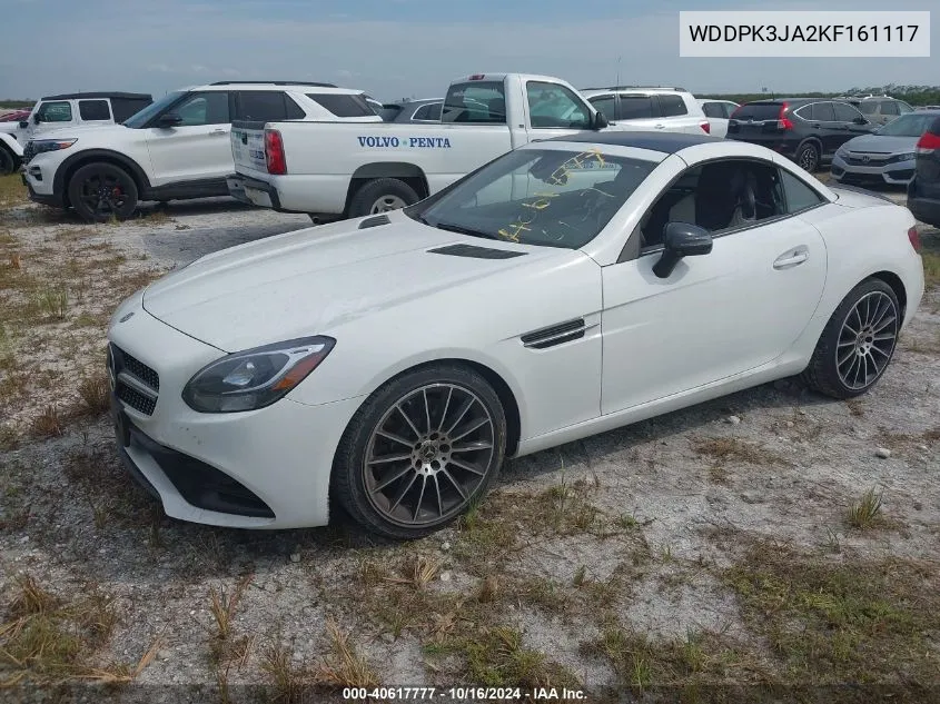 2019 Mercedes-Benz Slc 300 VIN: WDDPK3JA2KF161117 Lot: 40617777