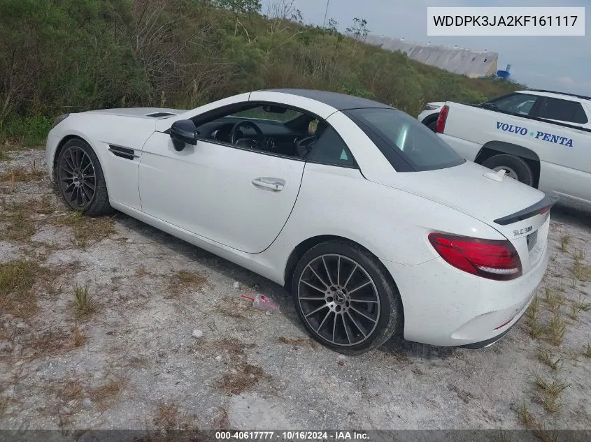 2019 Mercedes-Benz Slc 300 VIN: WDDPK3JA2KF161117 Lot: 40617777