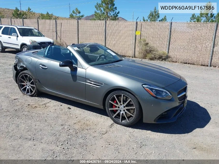 2020 Mercedes-Benz Amg Slc 43 VIN: WDDPK6GA9LF167586 Lot: 40426781