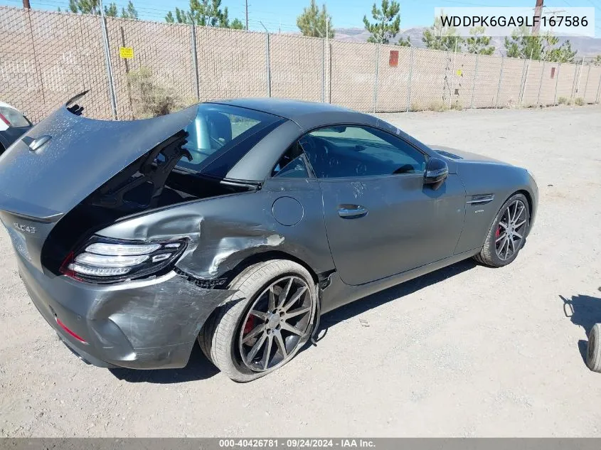 2020 Mercedes-Benz Amg Slc 43 VIN: WDDPK6GA9LF167586 Lot: 40426781