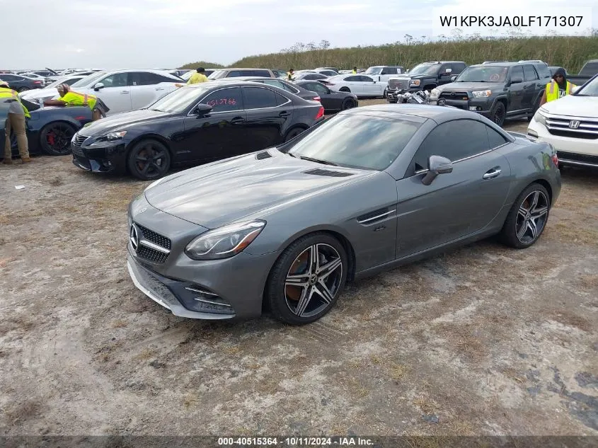 2020 Mercedes-Benz Slc 300 VIN: W1KPK3JA0LF171307 Lot: 40515364