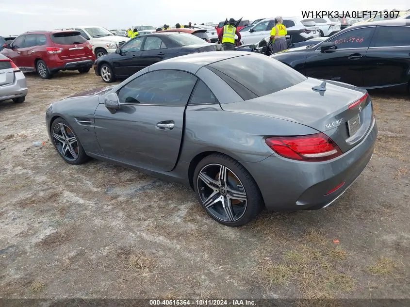 2020 Mercedes-Benz Slc 300 VIN: W1KPK3JA0LF171307 Lot: 40515364