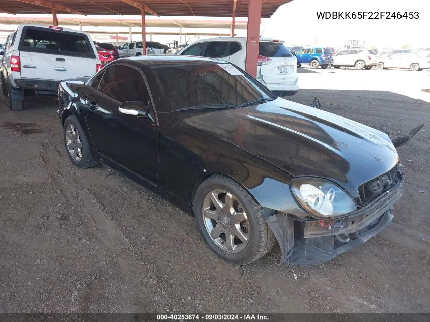 2002 Mercedes-Benz Slk 320 VIN: WDBKK65F22F246453 Lot: 40253674