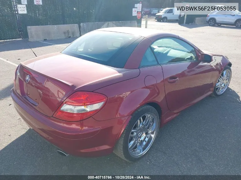 2005 Mercedes-Benz Slk 350 VIN: WDBWK56F25F053055 Lot: 40715766