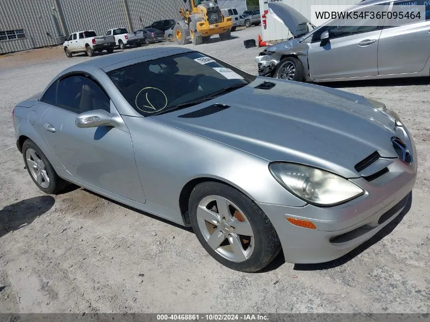 2006 Mercedes-Benz Slk 280 VIN: WDBWK54F36F095464 Lot: 40468861