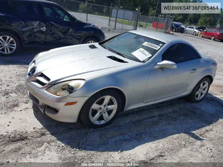 2006 Mercedes-Benz Slk 280 VIN: WDBWK54F36F095464 Lot: 40468861