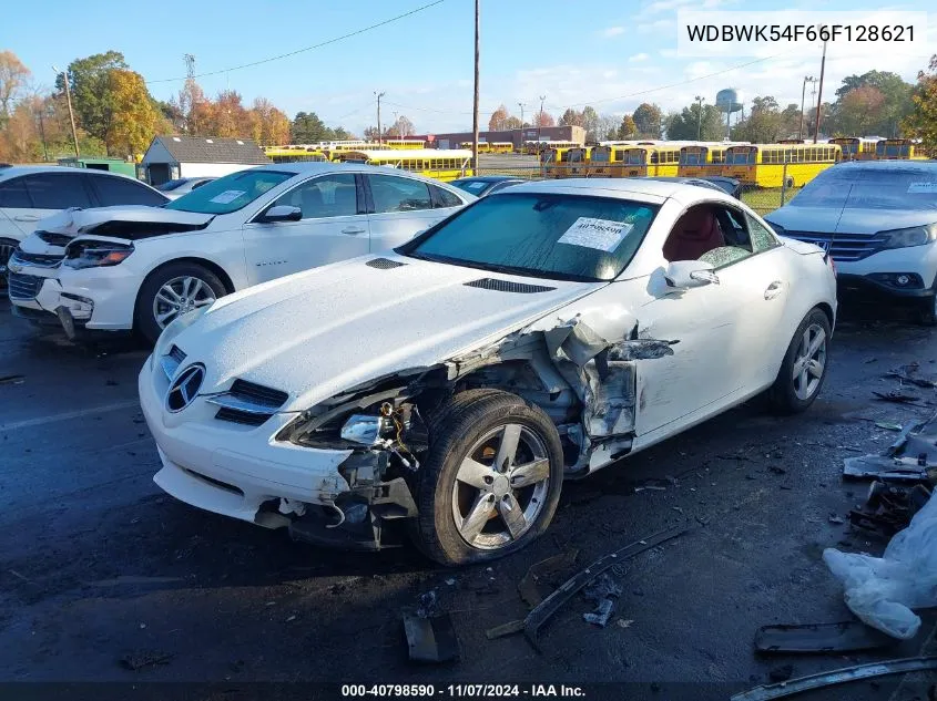 2006 Mercedes-Benz Slk 280 VIN: WDBWK54F66F128621 Lot: 40798590