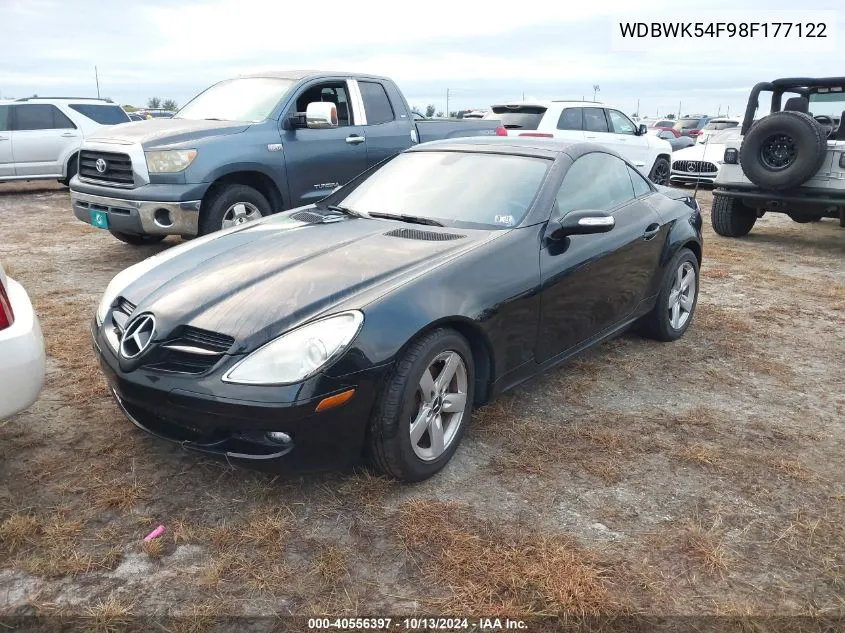 2008 Mercedes-Benz Slk 280 VIN: WDBWK54F98F177122 Lot: 40556397