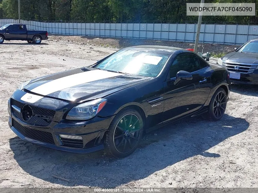 2012 Mercedes-Benz Slk 55 Amg VIN: WDDPK7FA7CF045090 Lot: 40500181