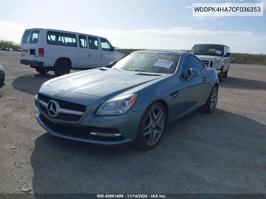 WDDPK4HA7CF036353 2012 Mercedes-Benz Slk 250