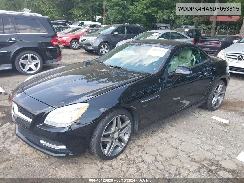 2013 Mercedes-Benz Slk 250 VIN: WDDPK4HA5DF053315 Lot: 40129620