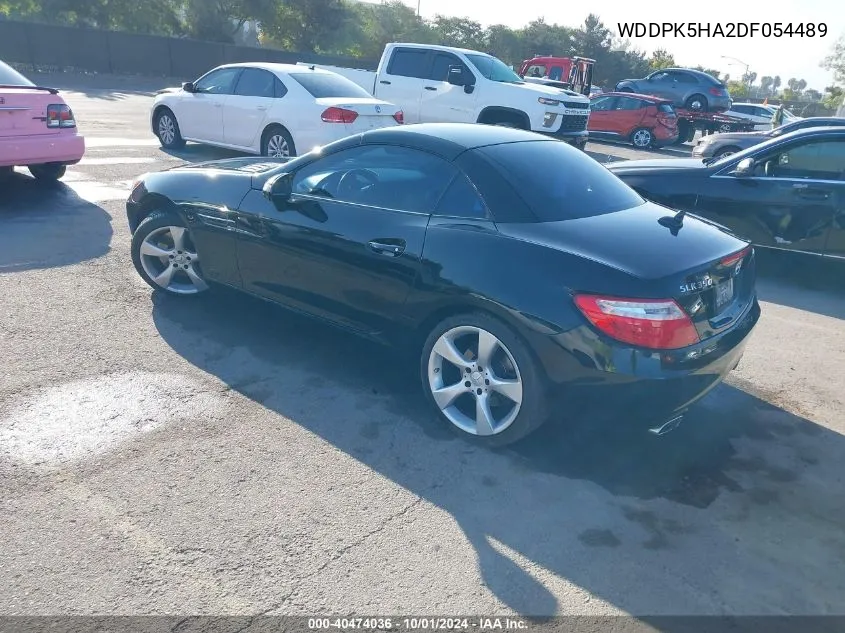 2013 Mercedes-Benz Slk 350 VIN: WDDPK5HA2DF054489 Lot: 40474036