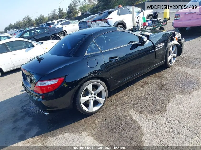 2013 Mercedes-Benz Slk 350 VIN: WDDPK5HA2DF054489 Lot: 40474036