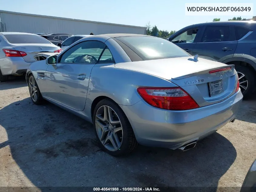 2013 Mercedes-Benz Slk 350 VIN: WDDPK5HA2DF066349 Lot: 40541988