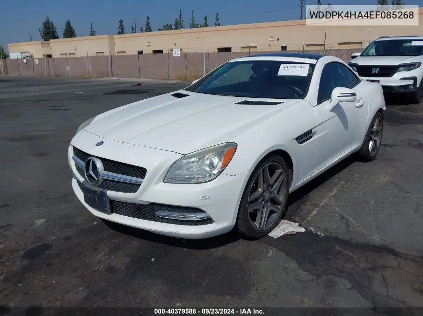 2014 Mercedes-Benz Slk 250 VIN: WDDPK4HA4EF085268 Lot: 40379588