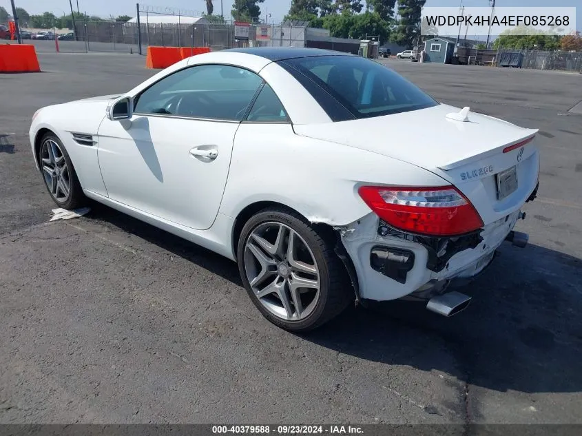 2014 Mercedes-Benz Slk 250 VIN: WDDPK4HA4EF085268 Lot: 40379588