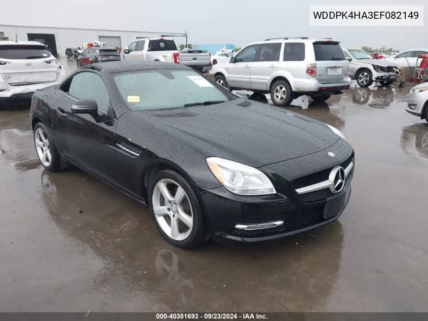 2014 Mercedes-Benz Slk 250 VIN: WDDPK4HA3EF082149 Lot: 40381693