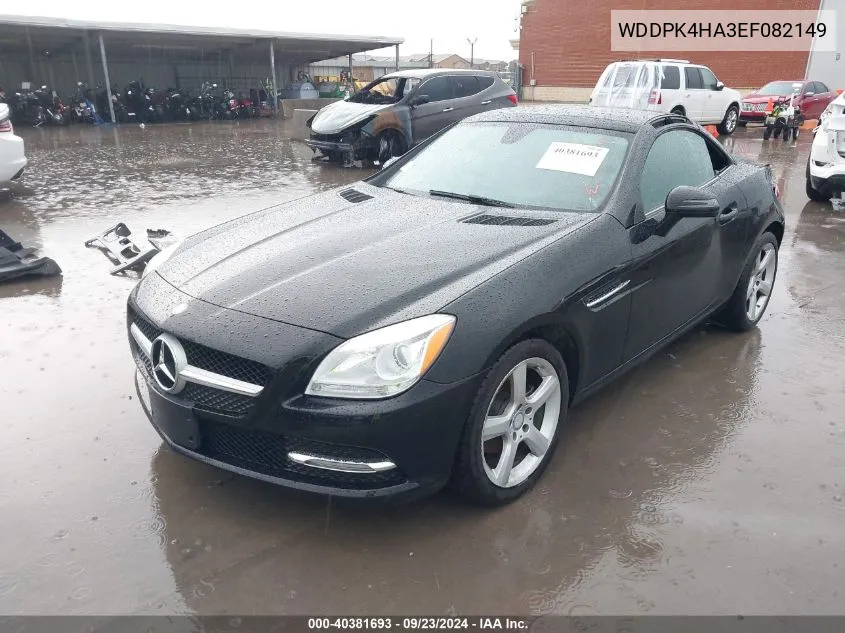 2014 Mercedes-Benz Slk 250 VIN: WDDPK4HA3EF082149 Lot: 40381693