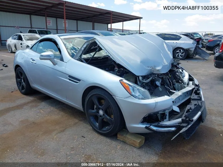 WDDPK4HA8FF100355 2015 Mercedes-Benz Slk 250