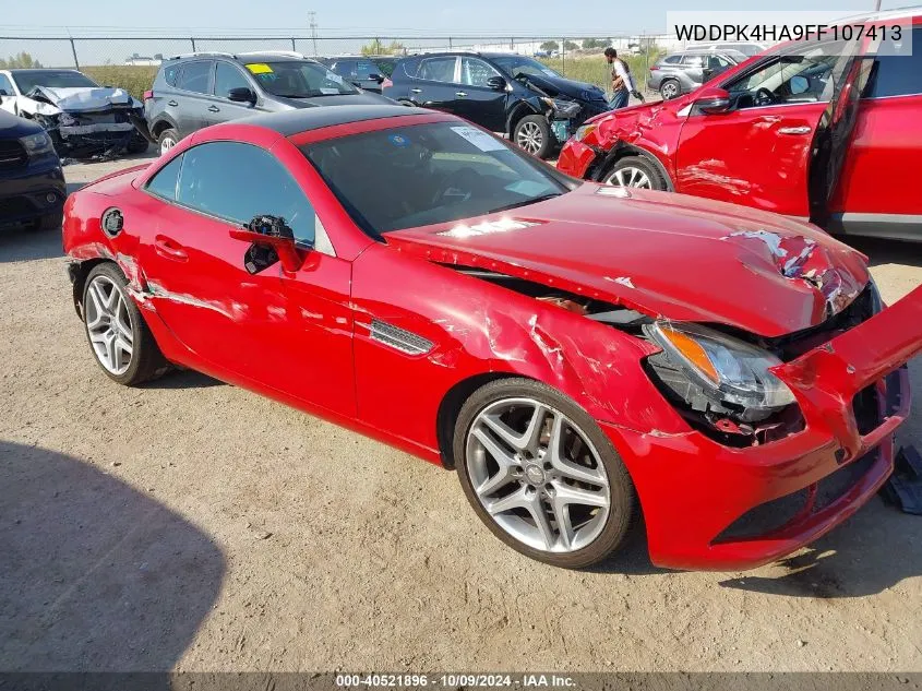 2015 Mercedes-Benz Slk 250 VIN: WDDPK4HA9FF107413 Lot: 40521896