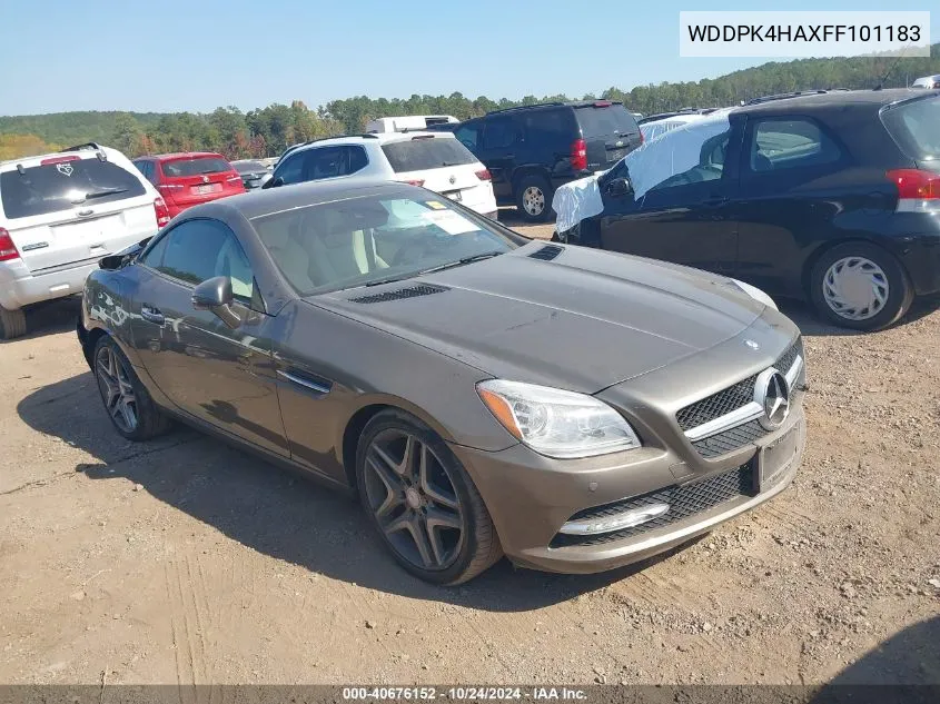 2015 Mercedes-Benz Slk 250 VIN: WDDPK4HAXFF101183 Lot: 40676152