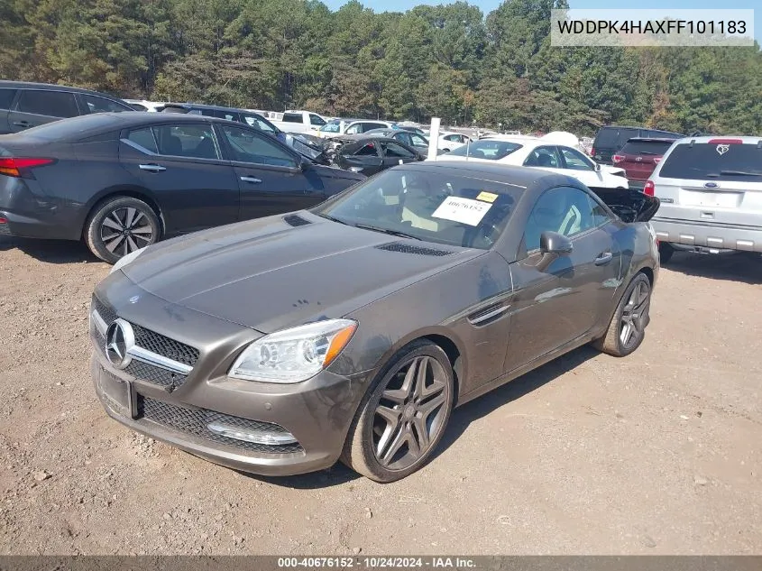 2015 Mercedes-Benz Slk 250 VIN: WDDPK4HAXFF101183 Lot: 40676152