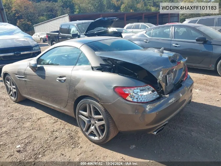 2015 Mercedes-Benz Slk 250 VIN: WDDPK4HAXFF101183 Lot: 40676152