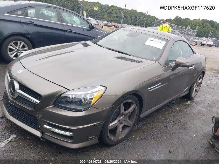 2016 Mercedes-Benz Slk 350 VIN: WDDPK5HAXGF117620 Lot: 40414726