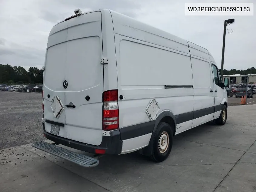 2011 Mercedes-Benz Sprinter 2500 VIN: WD3PE8CB8B5590153 Lot: 40379522