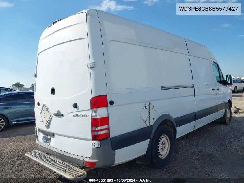 2011 Mercedes-Benz Sprinter 2500 High Roof VIN: WD3PE8CB8B5579427 Lot: 40551803