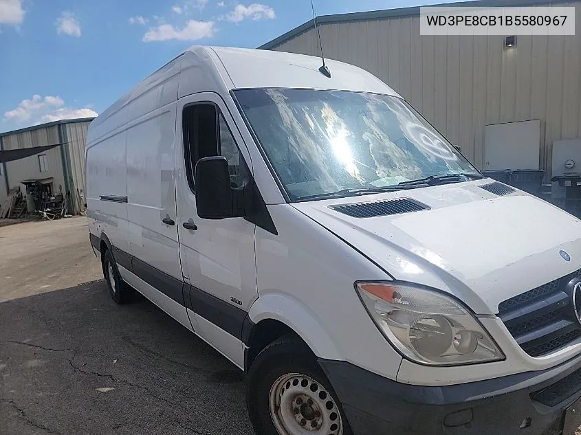 2011 Mercedes-Benz Sprinter 2500 VIN: WD3PE8CB1B5580967 Lot: 40583394