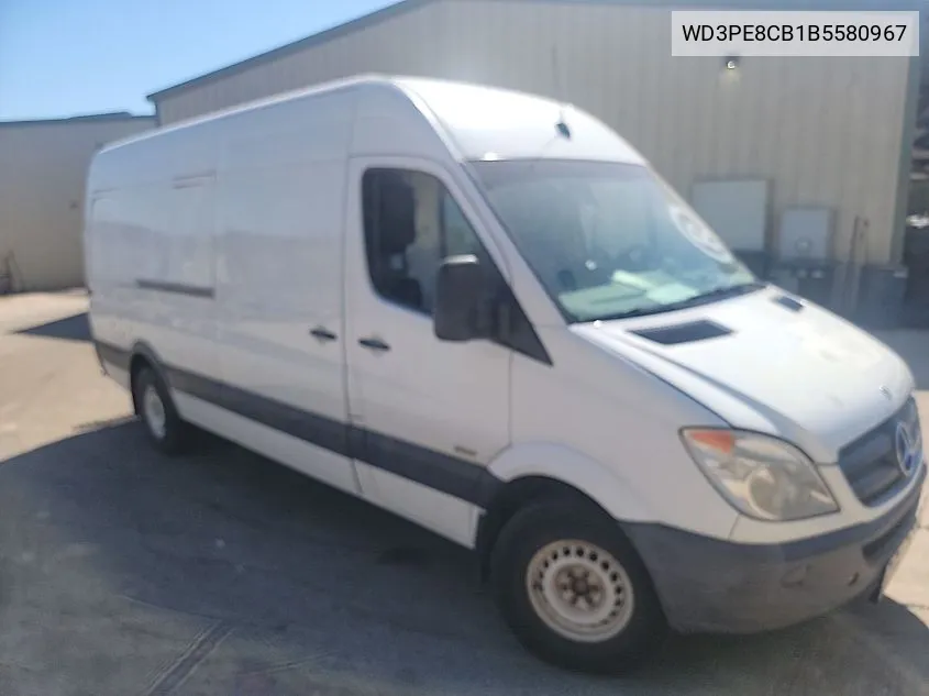 2011 Mercedes-Benz Sprinter 2500 VIN: WD3PE8CB1B5580967 Lot: 40583394