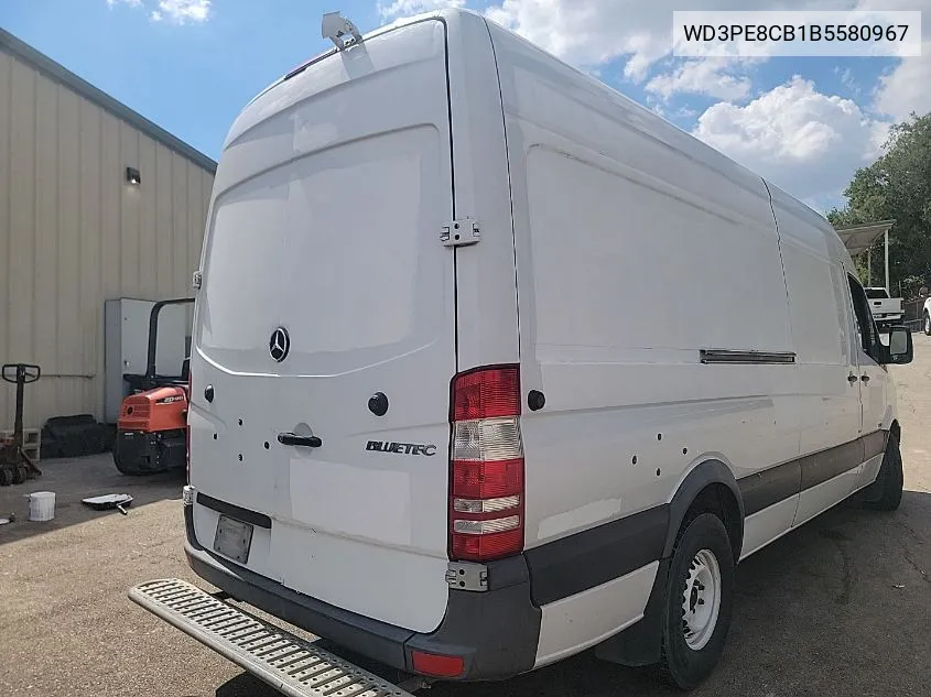 2011 Mercedes-Benz Sprinter 2500 VIN: WD3PE8CB1B5580967 Lot: 40583394