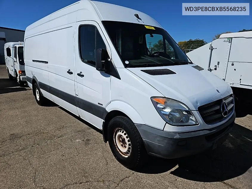 2011 Mercedes-Benz Sprinter 2500 High Roof VIN: WD3PE8CBXB5568235 Lot: 40589029