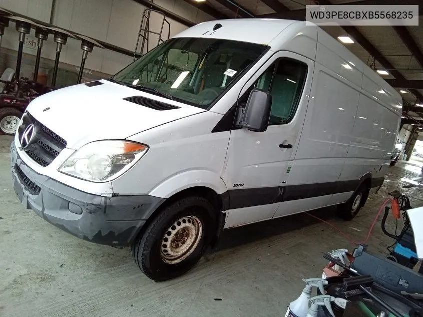 2011 Mercedes-Benz Sprinter 2500 High Roof VIN: WD3PE8CBXB5568235 Lot: 40589029