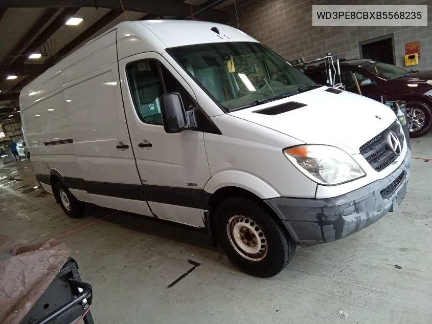 2011 Mercedes-Benz Sprinter 2500 High Roof VIN: WD3PE8CBXB5568235 Lot: 40589029