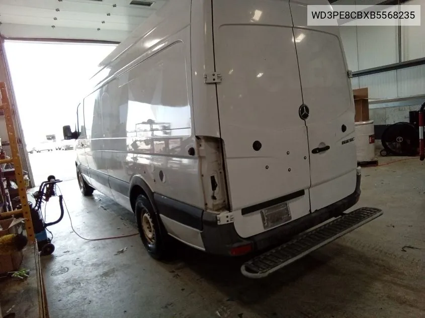 2011 Mercedes-Benz Sprinter 2500 High Roof VIN: WD3PE8CBXB5568235 Lot: 40589029