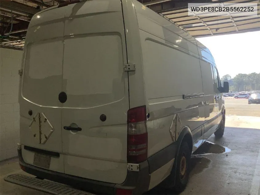 2011 Mercedes-Benz Sprinter 2500 High Roof VIN: WD3PE8CB2B5562252 Lot: 40637699