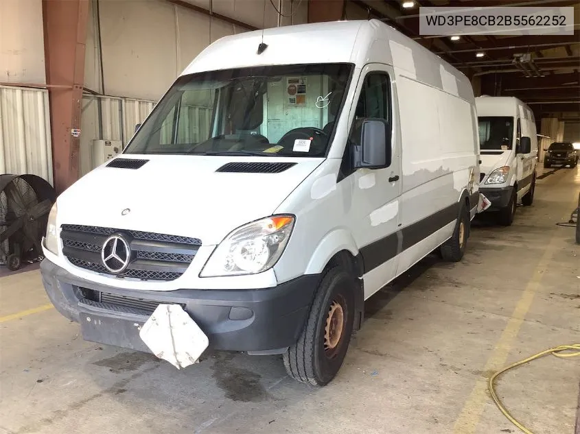 2011 Mercedes-Benz Sprinter 2500 High Roof VIN: WD3PE8CB2B5562252 Lot: 40637699