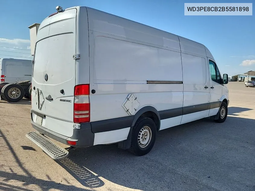 2011 Mercedes-Benz Sprinter 2500 High Roof VIN: WD3PE8CB2B5581898 Lot: 40642375