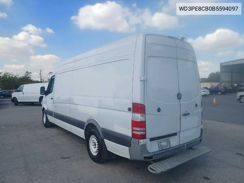 2011 Mercedes-Benz Sprinter 2500 VIN: WD3PE8CB0B5594097 Lot: 40711993