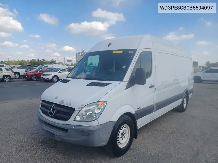 2011 Mercedes-Benz Sprinter 2500 VIN: WD3PE8CB0B5594097 Lot: 40711993