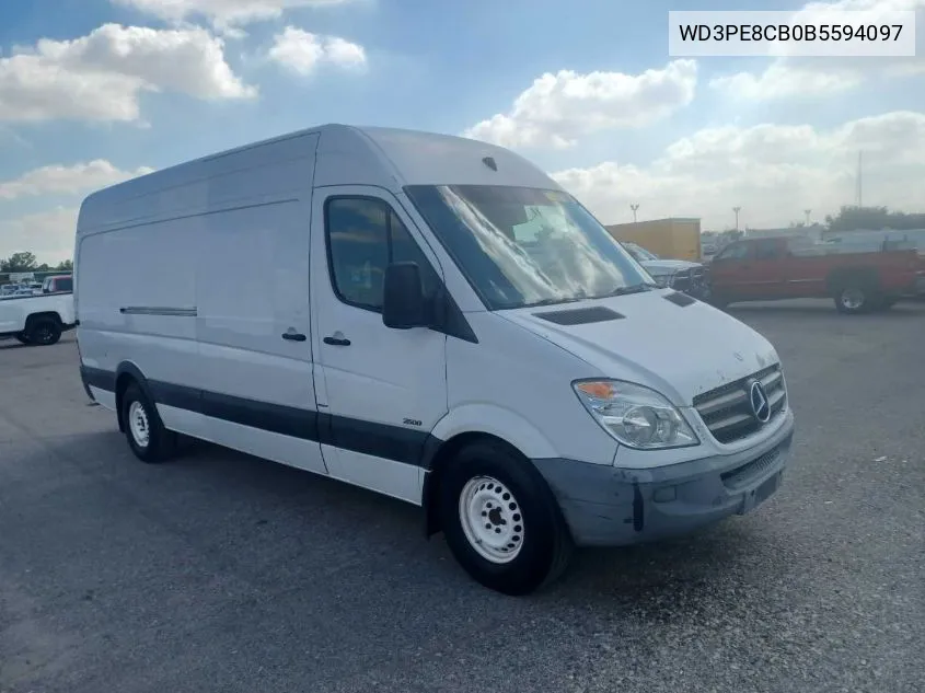 2011 Mercedes-Benz Sprinter 2500 VIN: WD3PE8CB0B5594097 Lot: 40711993