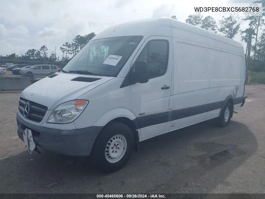 2012 Mercedes-Benz Sprinter 2500 High Roof VIN: WD3PE8CBXC5682768 Lot: 40460606