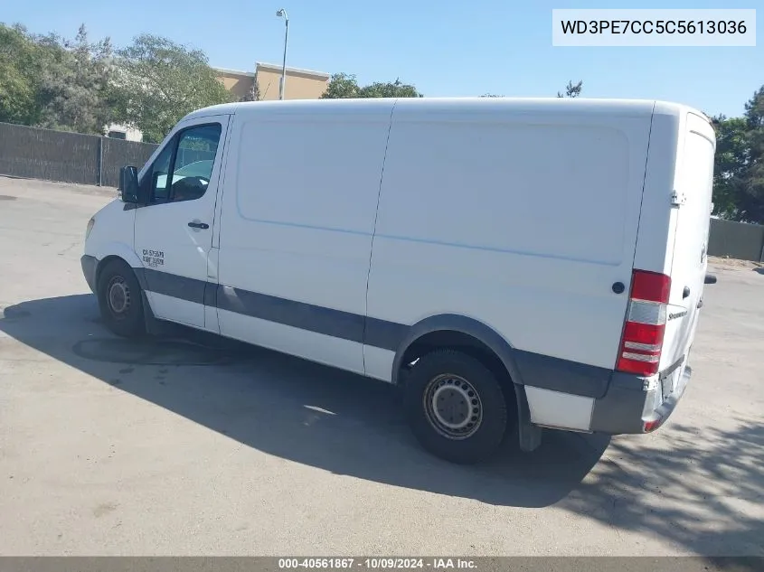 2012 Mercedes-Benz Sprinter 2500 VIN: WD3PE7CC5C5613036 Lot: 40561867