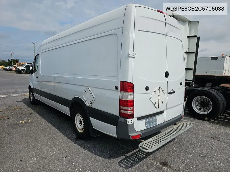 2012 Mercedes-Benz Sprinter 2500 High Roof VIN: WD3PE8CB2C5705038 Lot: 40589020