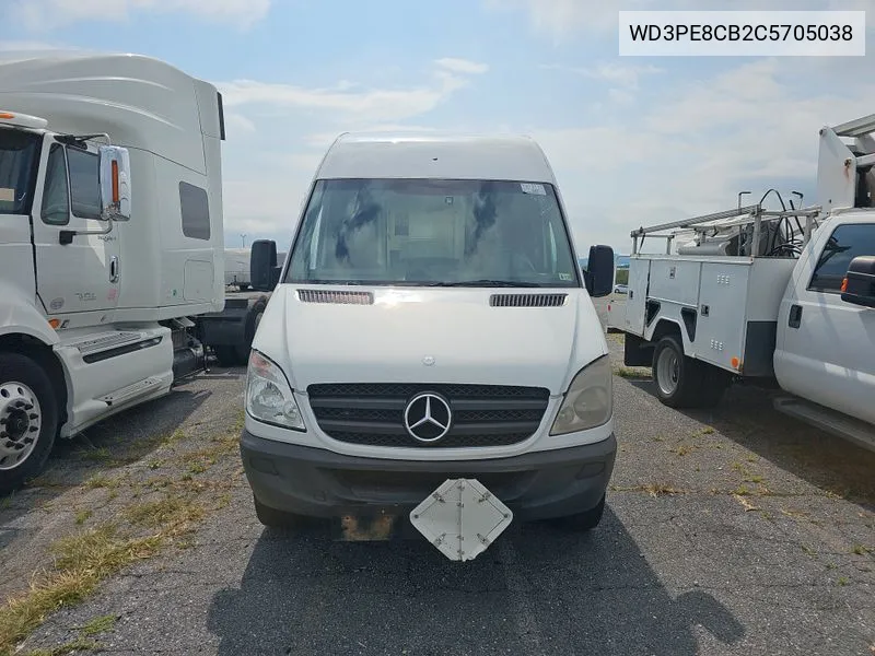 2012 Mercedes-Benz Sprinter 2500 High Roof VIN: WD3PE8CB2C5705038 Lot: 40589020